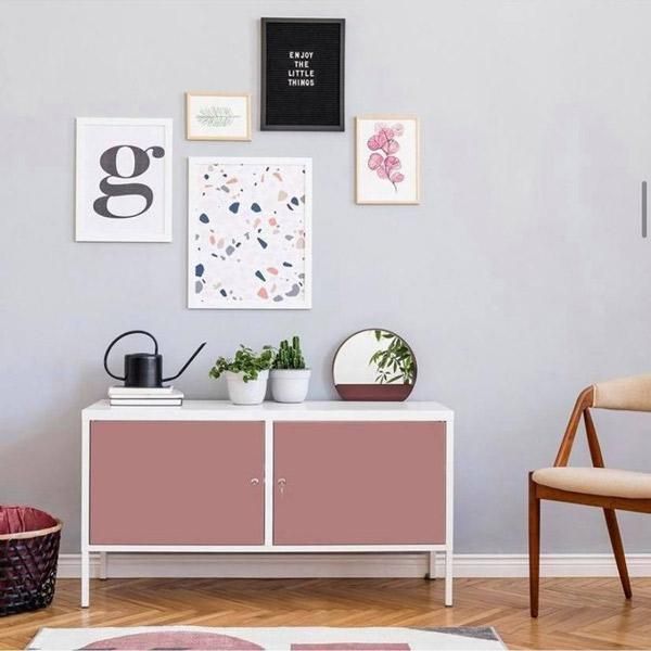 Hovedbilde Uni matt ash rose kontaktplast
